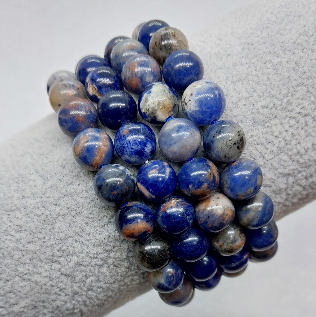 8mm Orange Sunset Sodalite Bracelets 22$